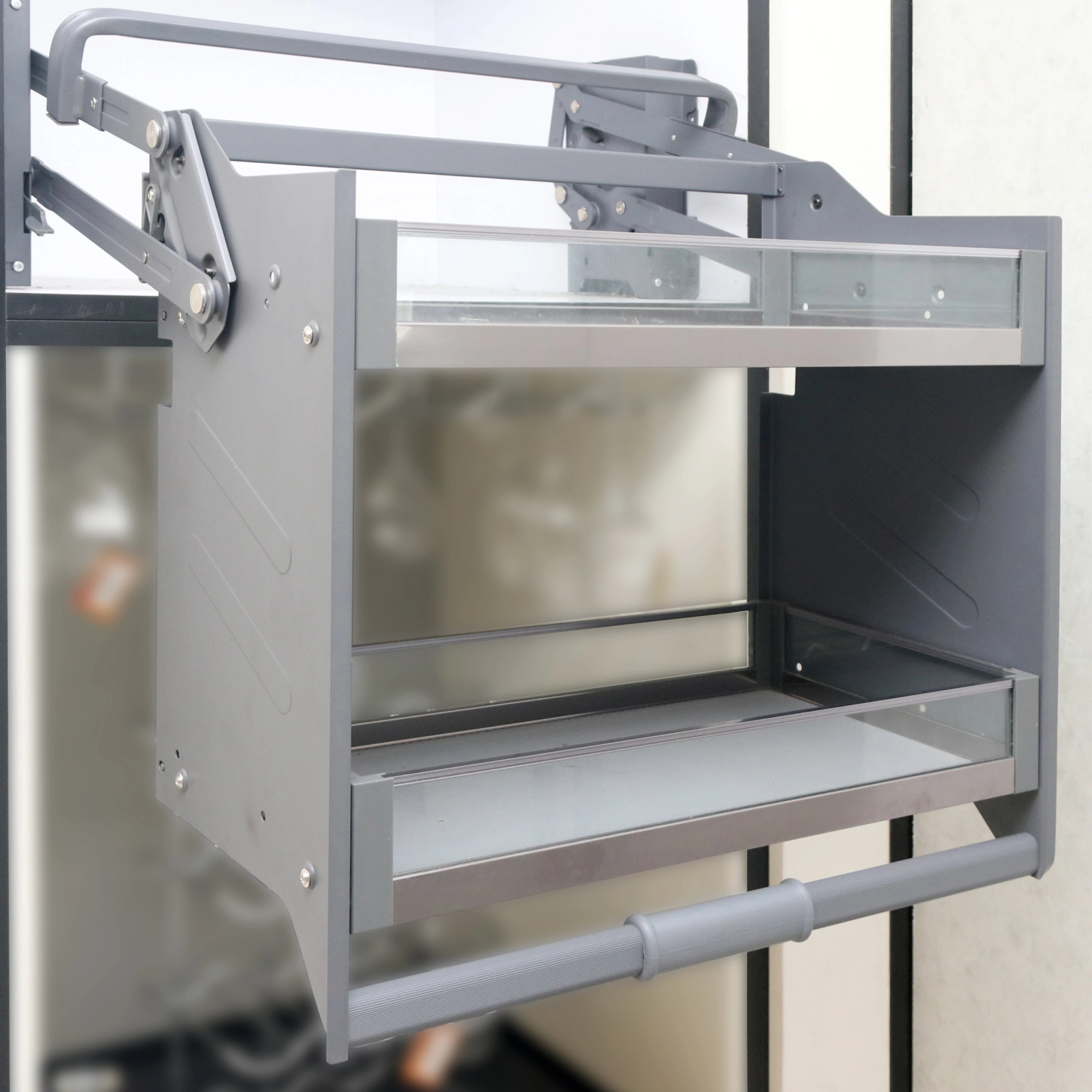 ELEVATE PULL-DOWN KITCHEN STORAGE BASKET