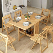 DROP LEAF FOLDING DINING TABLE