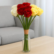 Artificial Rose Flower Bunch – Decorative Rose Bouquet for Weddings & Events