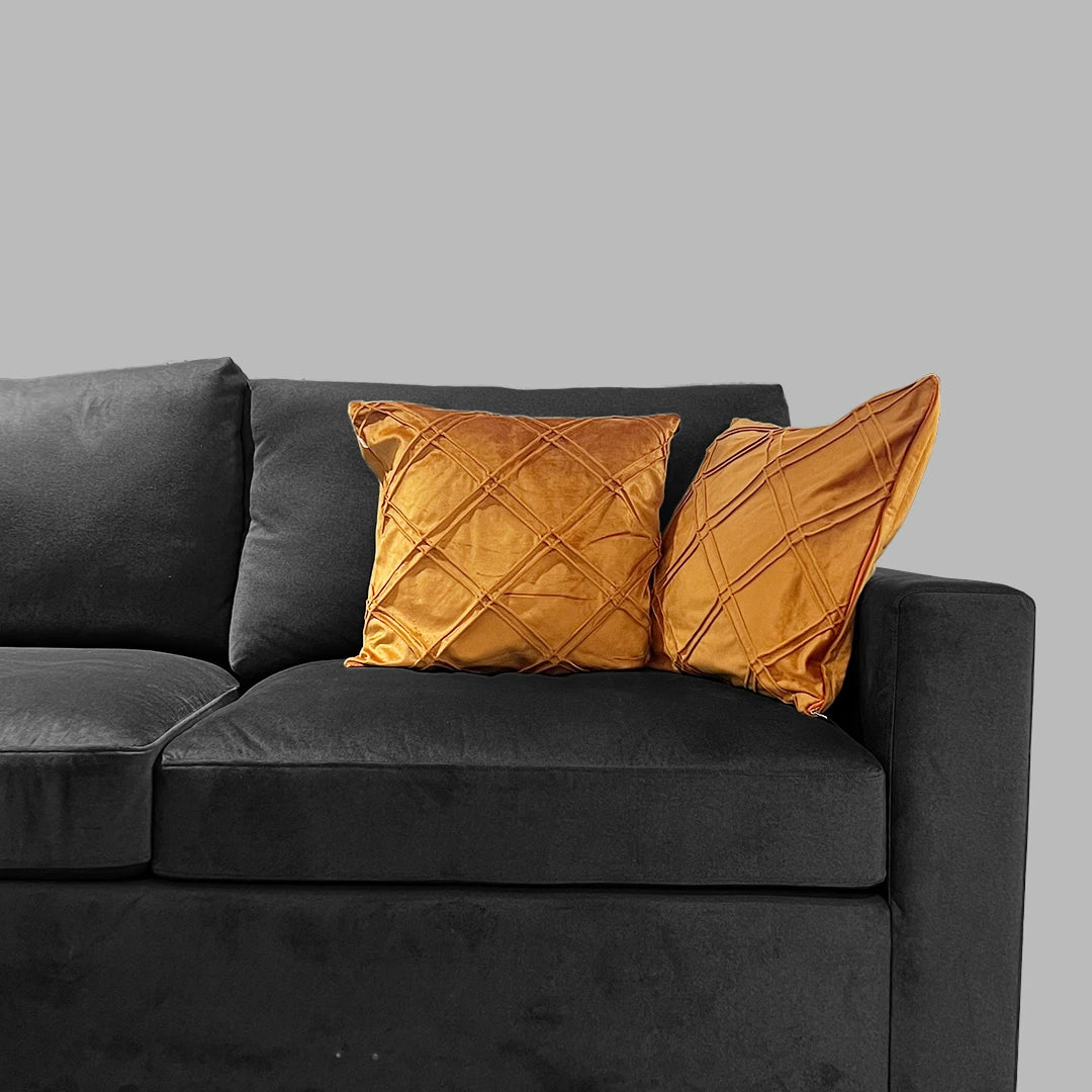 SOFTNEST SOFA PILLOW COVER - ORANGE