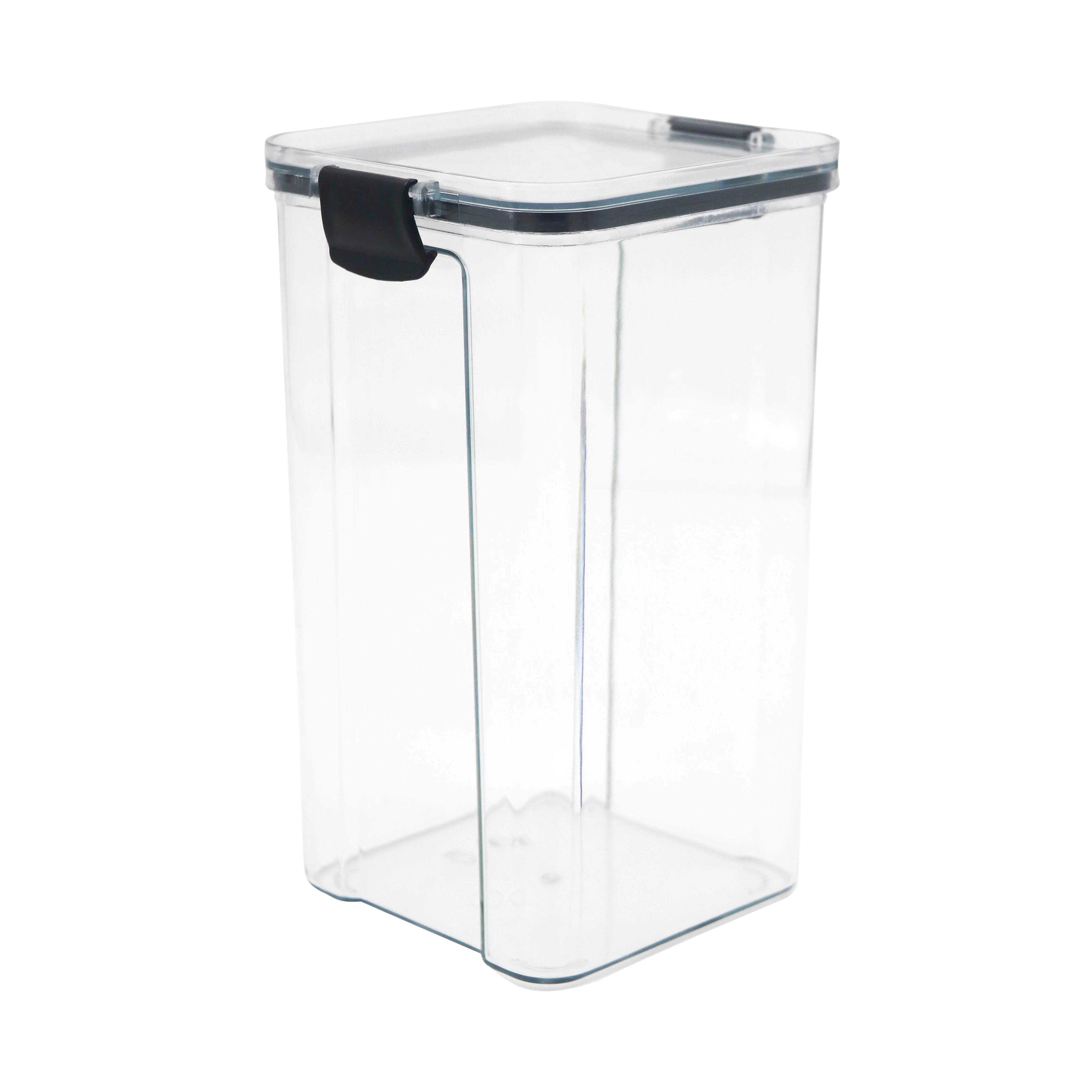 AIRTIGHT SQUARE CLEAR STORAGE CANISTER