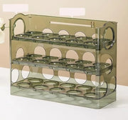 GREEN FRIDGE EGG STORAGE ORGANIZER