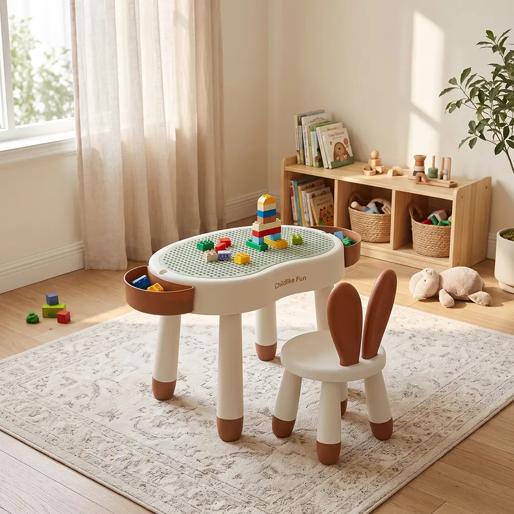 Kids Building Block Activity Table