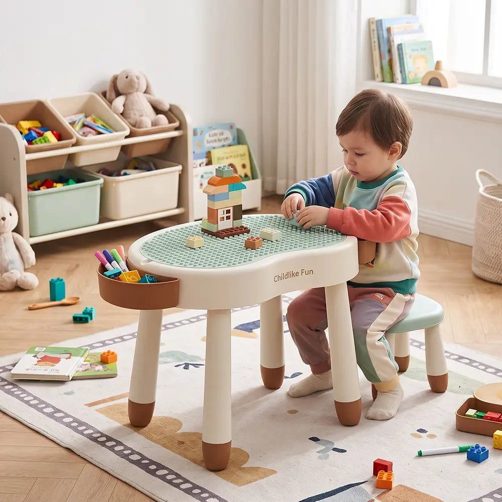 Kids Building Block Activity Table