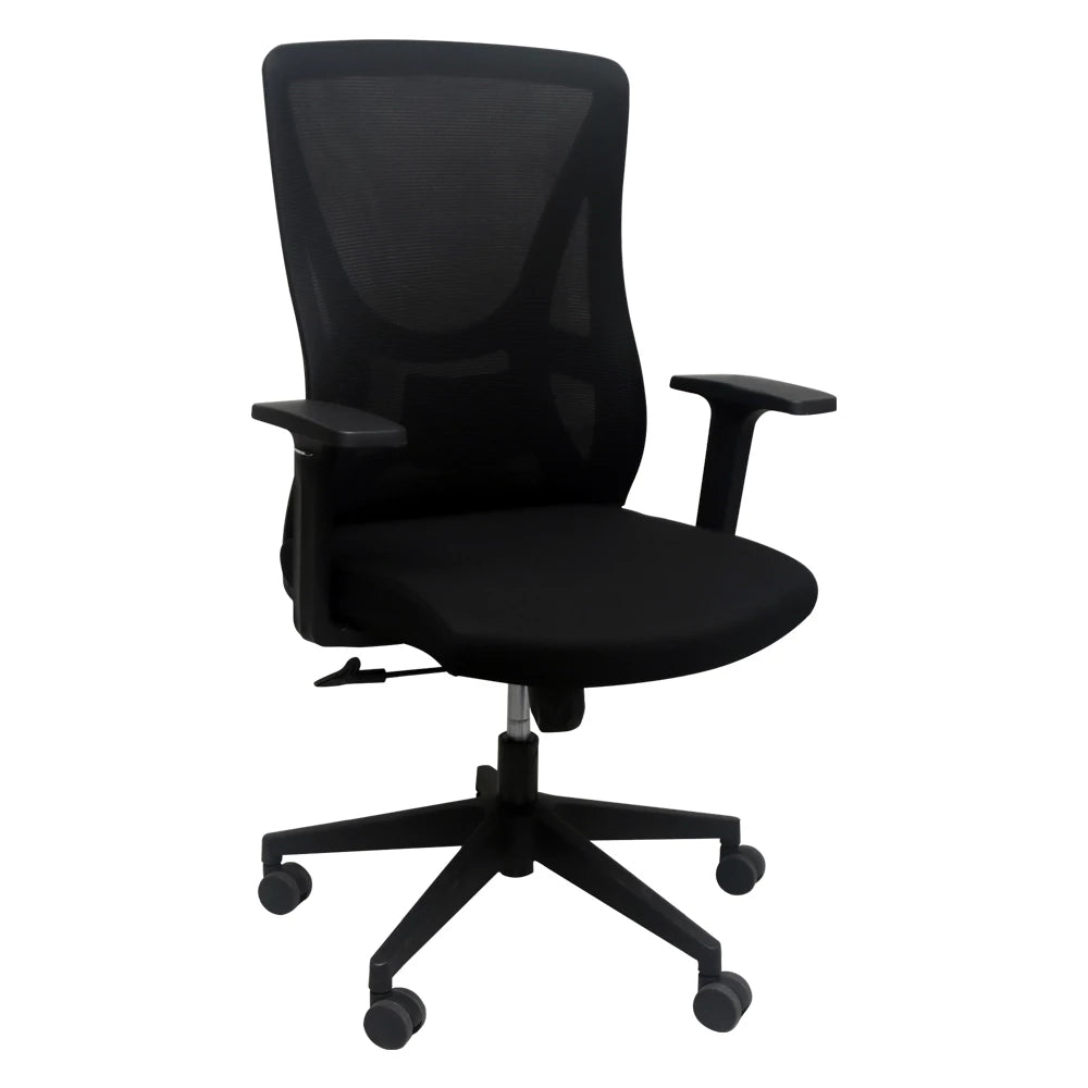 BLACK BRADDON MESH OFFICE CHAIR