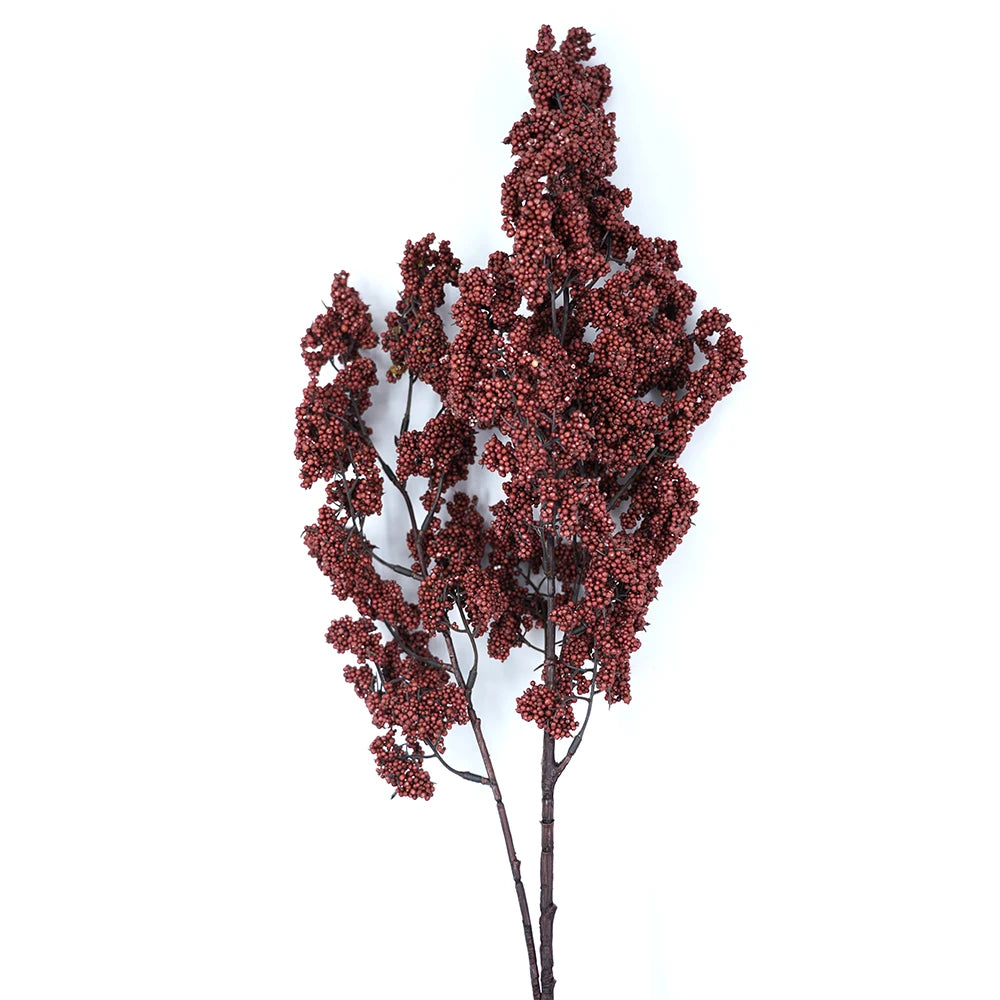 BLISS BERRY ARTIFICIAL BLOOM FLORAL BUNCH - BROWN