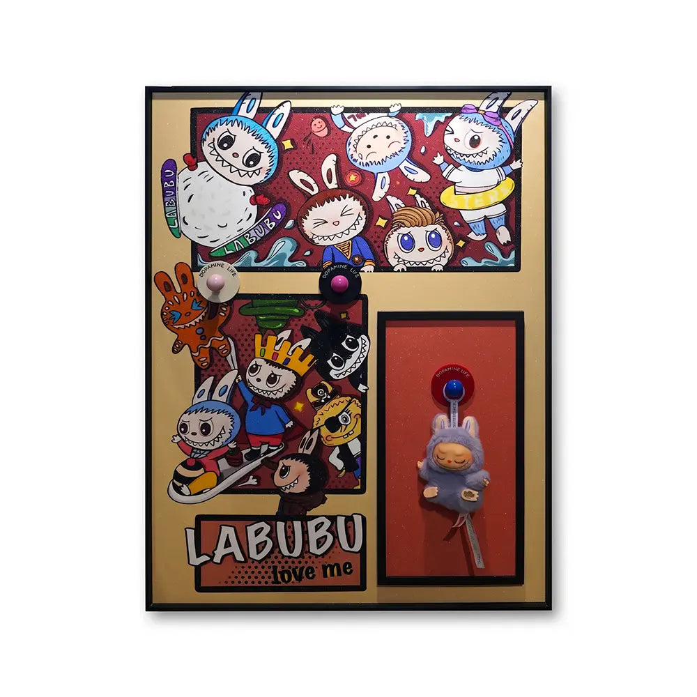Labubu Decorative Collectible Wall Art