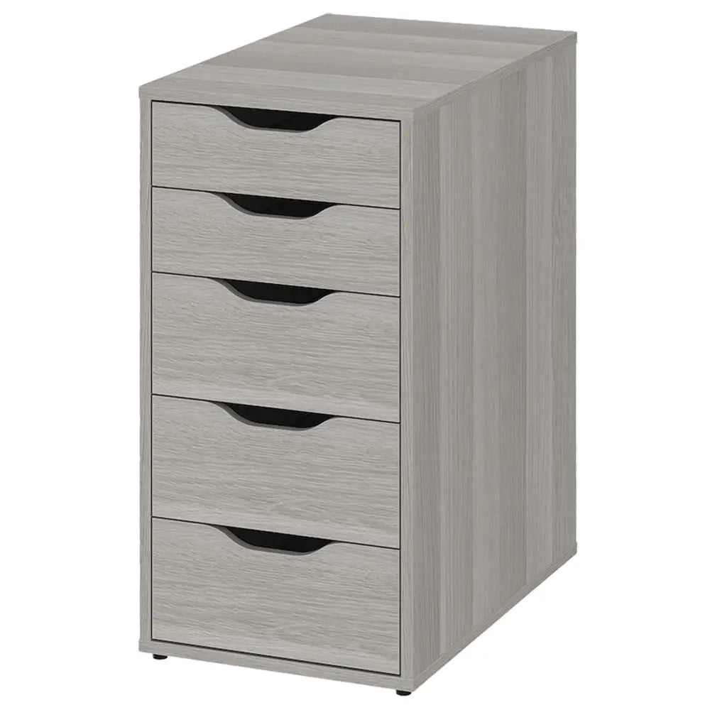 Liam Hairline Gray Drawer Unit