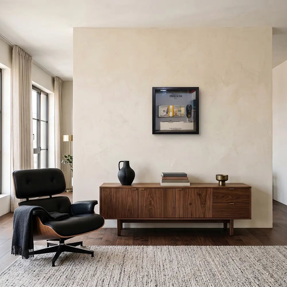 Luxury Goals Shadow Box Frame Wall Art