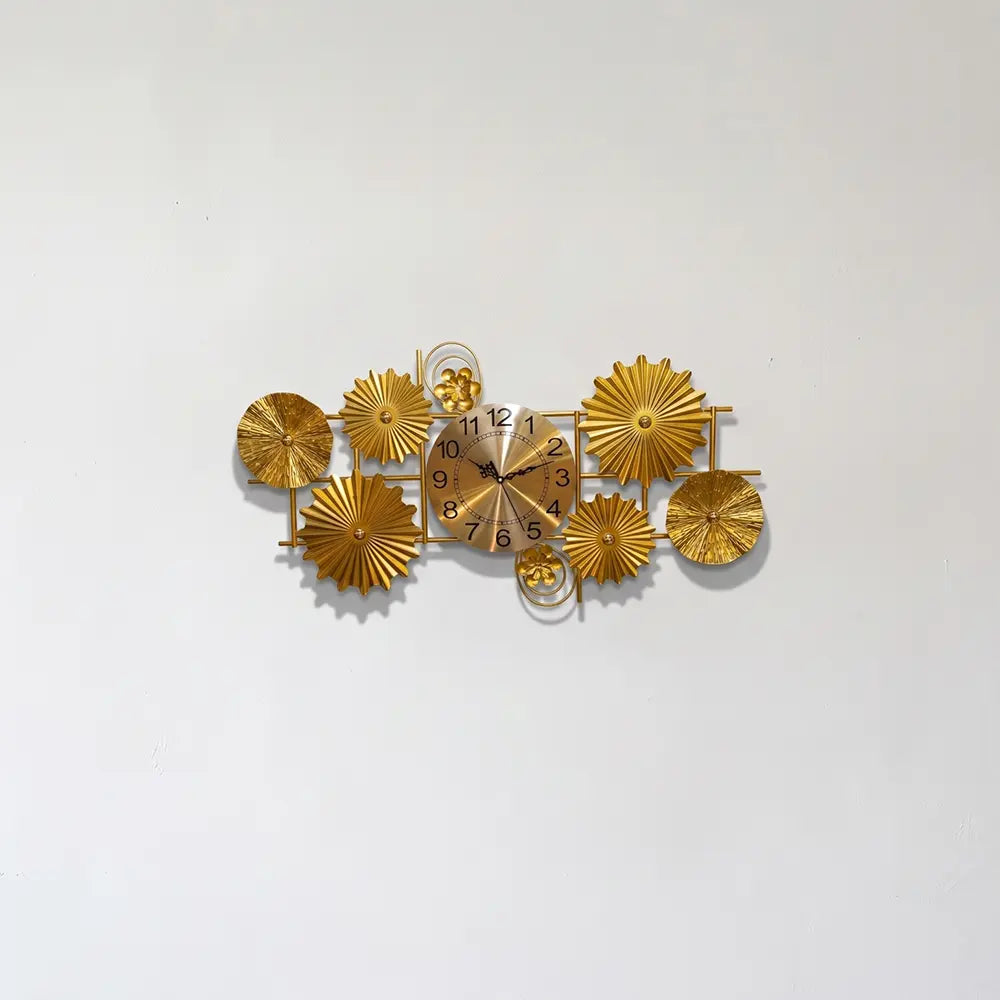 Luxury Golden Decorative Wall Clock