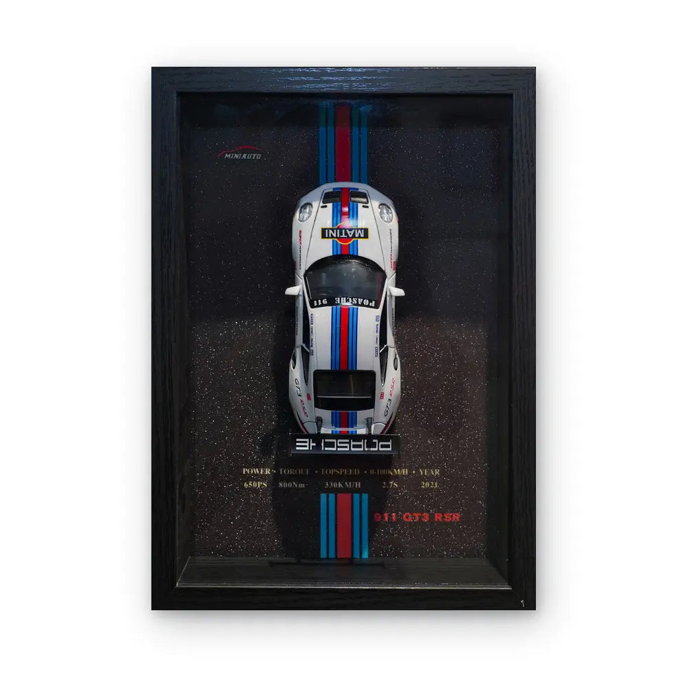 Luxury Sports Car Shadow Box Wall Art