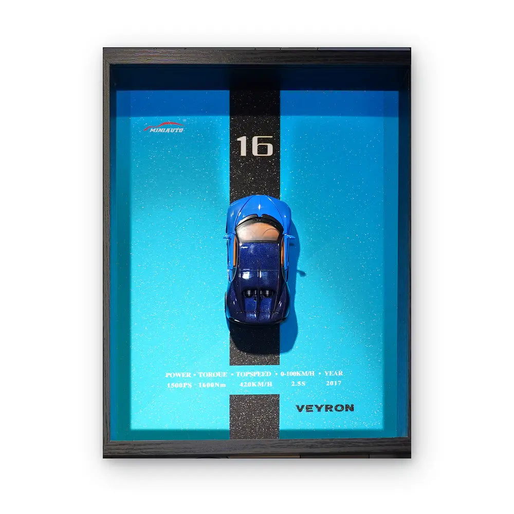 Luxury Supercar Shadow Box Wall Art