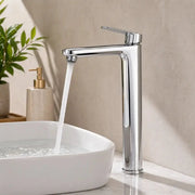 Luxury Tall Single Lever Bathroom Sink Tap