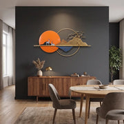 Luxury Sunset Deer Wall Décor