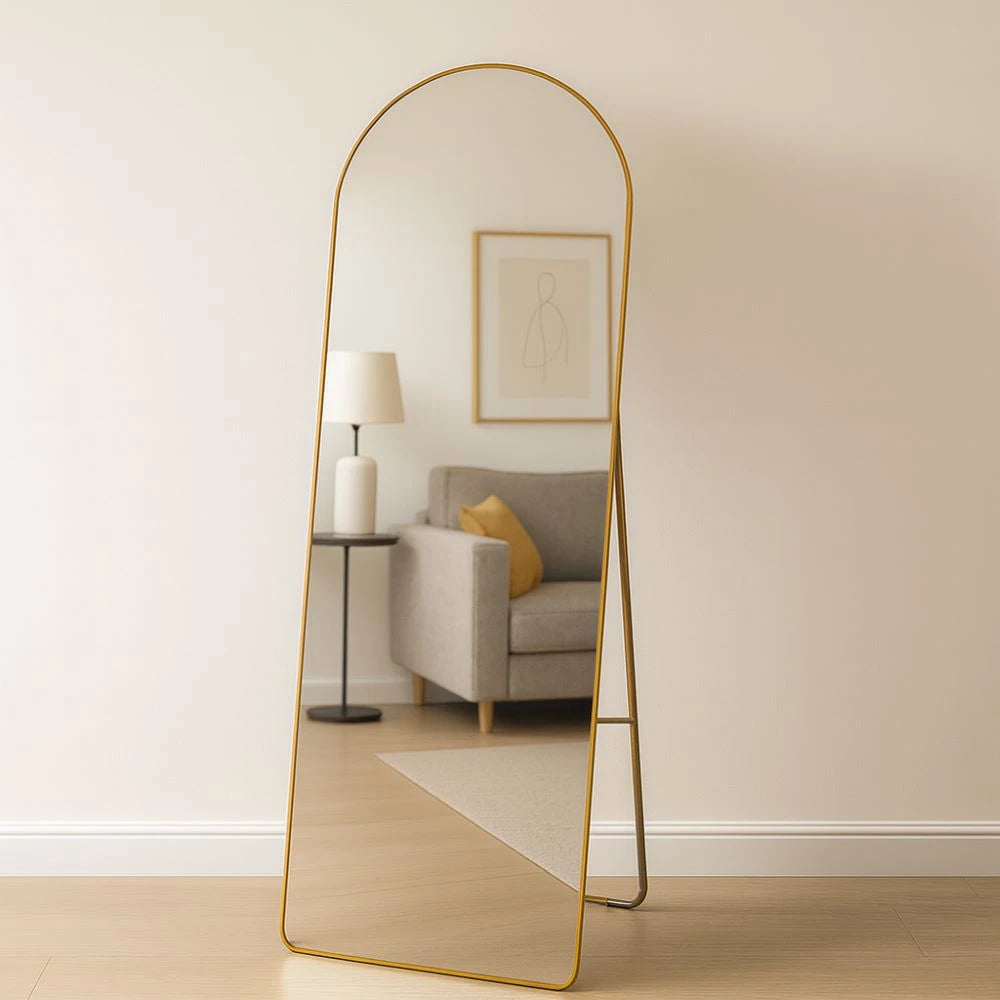 Modern Arch Frame Standing Dressing Mirror