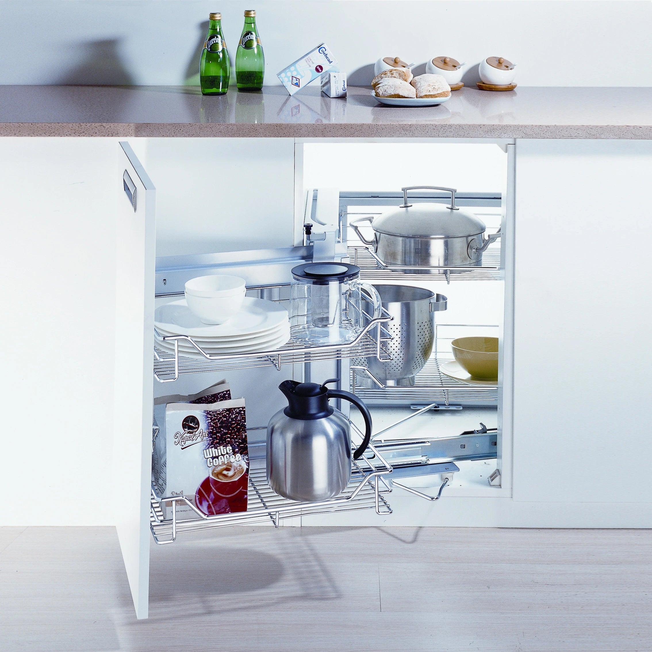 CORNER BASKET LEFT HANDED