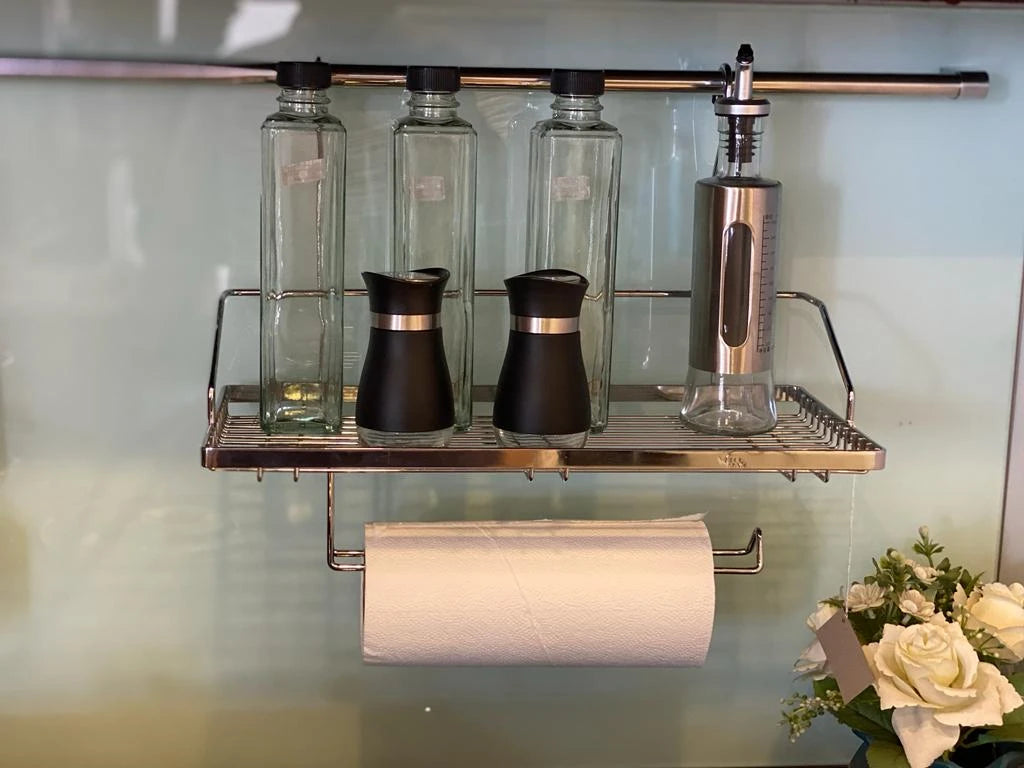 HANGING SPICE & PAPER ROLL RACK