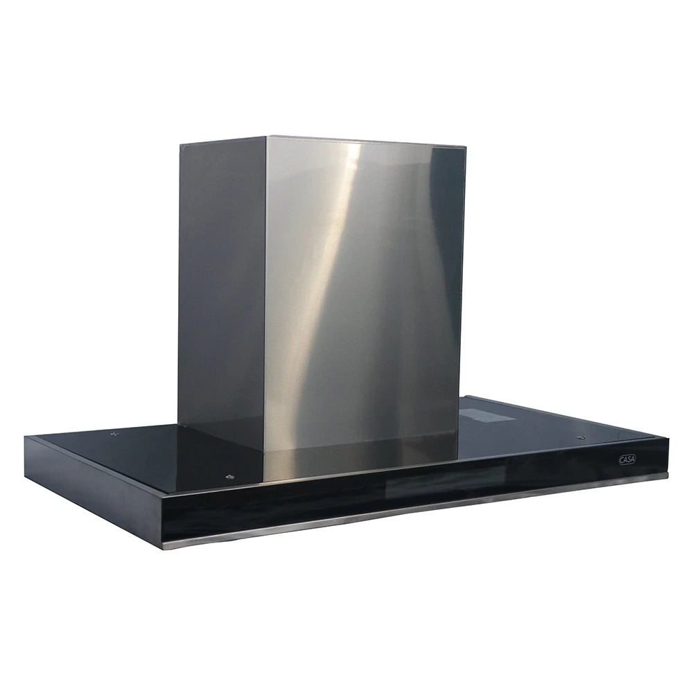 CASA SMARTAIR BLACK GLASS COOKER HOOD