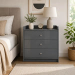 Mattoni Modern Grey Chest of Drawers