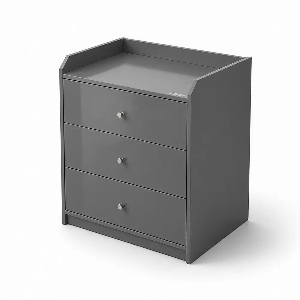 Mattoni Modern Grey Chest of Drawers