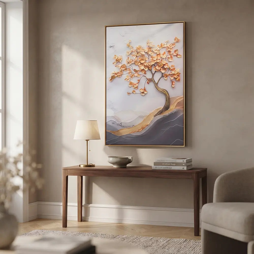 Modern Abstract Blossom Wall Art