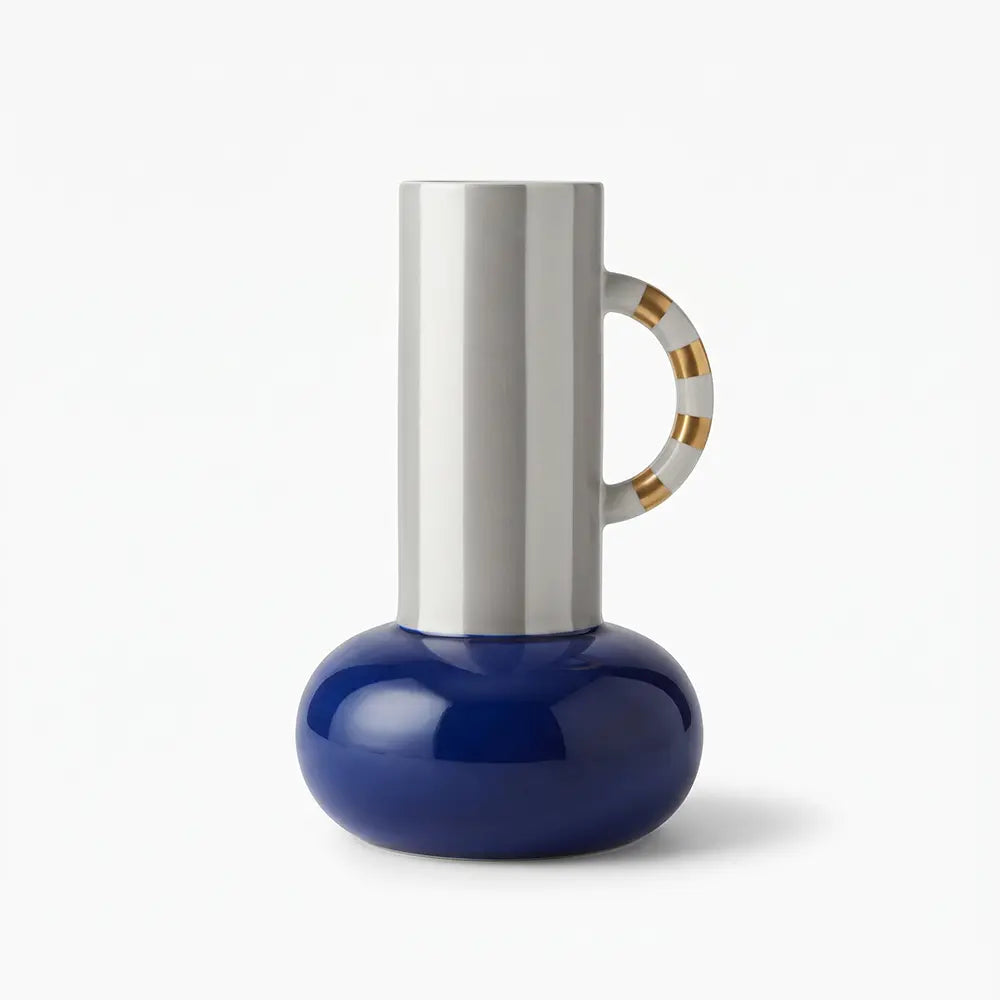 Modern Blue Ceramic Vase