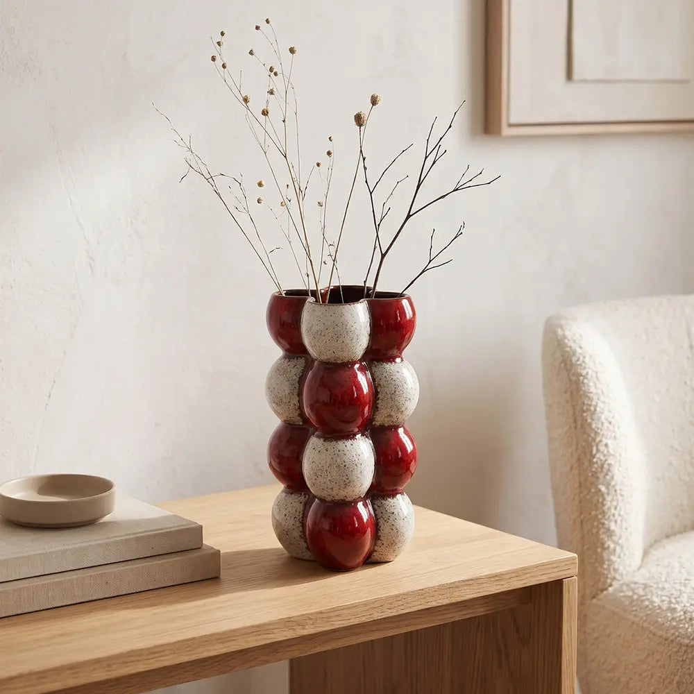 Modern Bubble Ceramic Vase