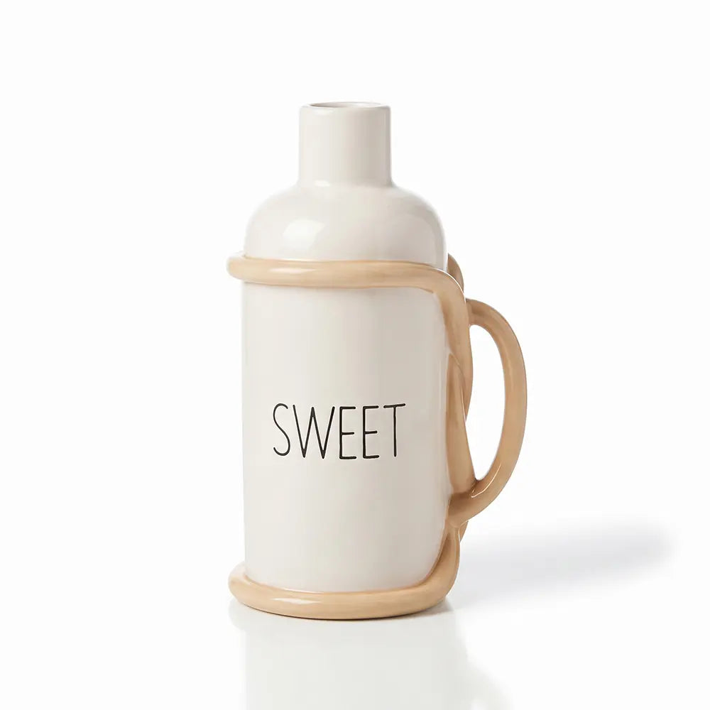 Modern Ceramic Handle Vase