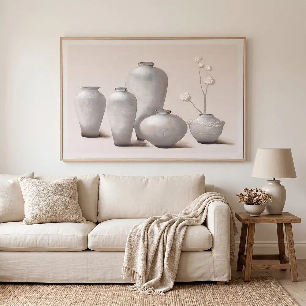 Modern Ceramic Vase Wall Art