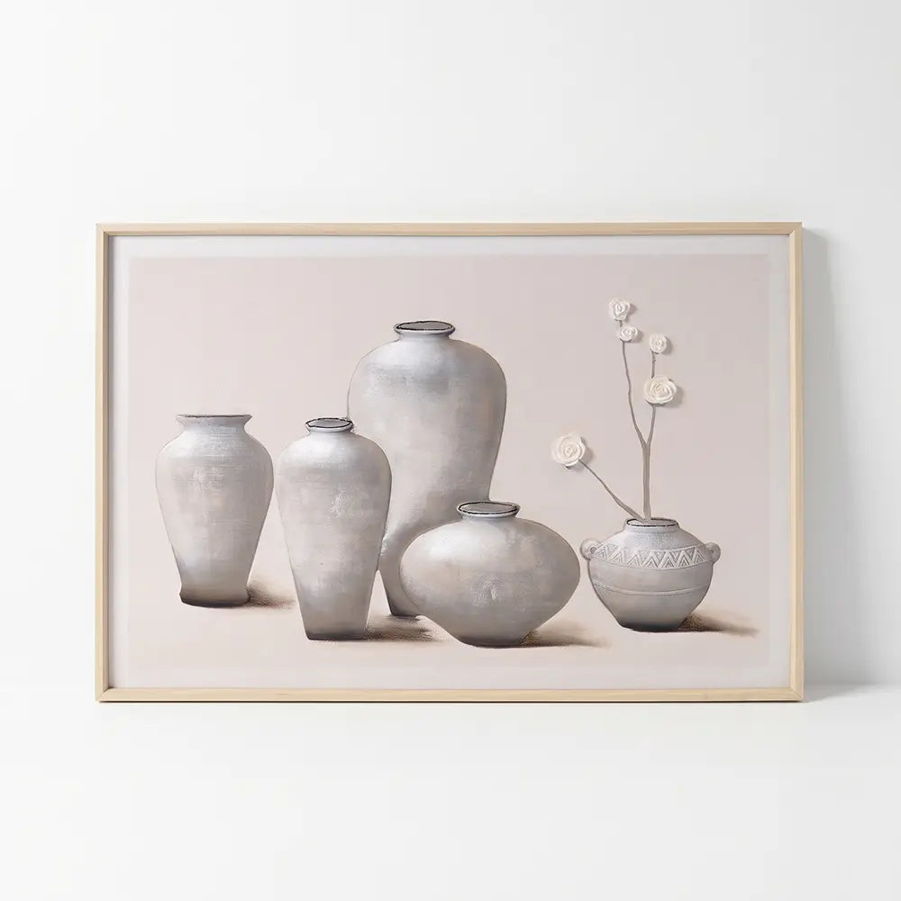 Modern Ceramic Vase Wall Art