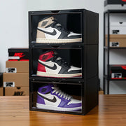 Modern Compact Stackable Shoe Display Storage Organizer