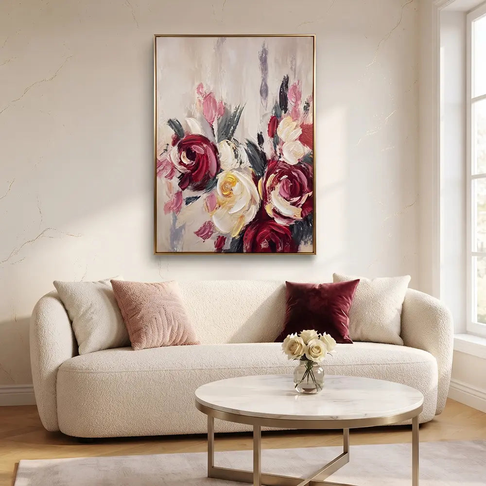 Modern Floral Canvas Wall Art
