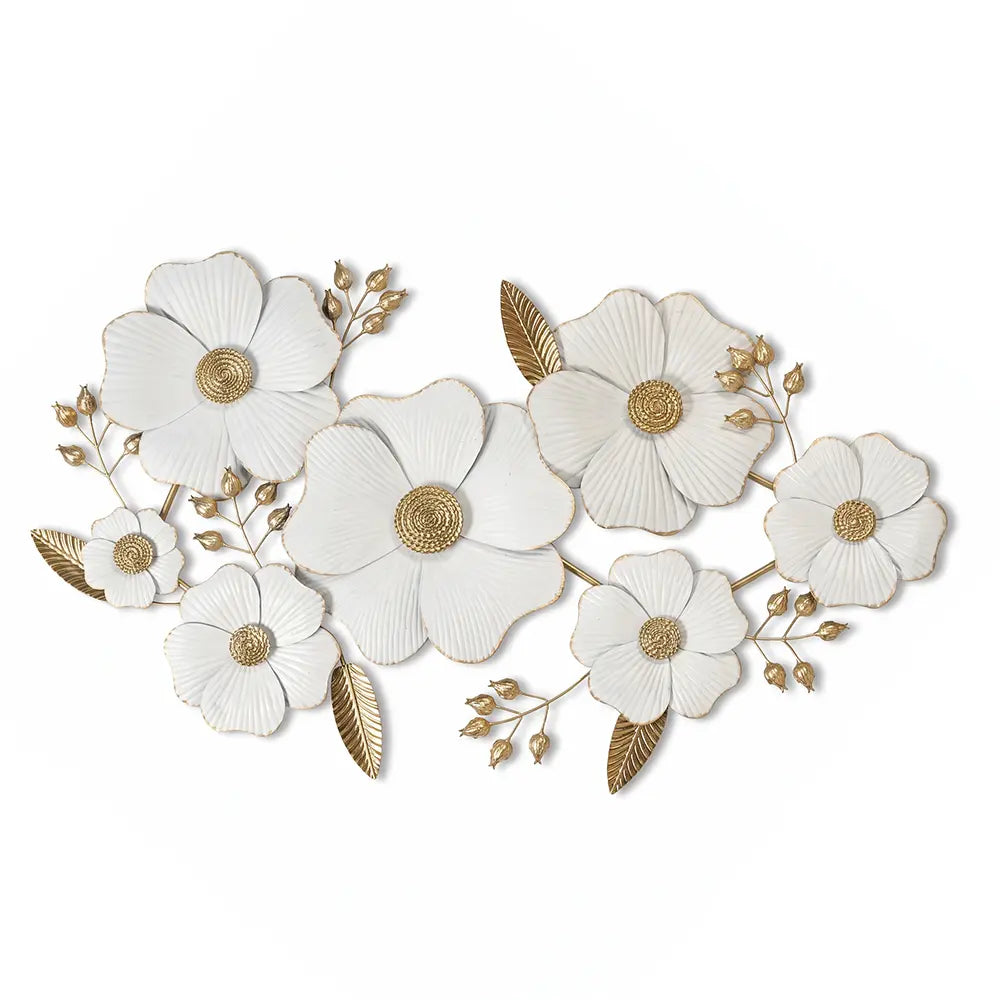 Modern  Floral Metal Wall Art