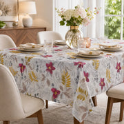 Modern Floral Printed Tablecloth