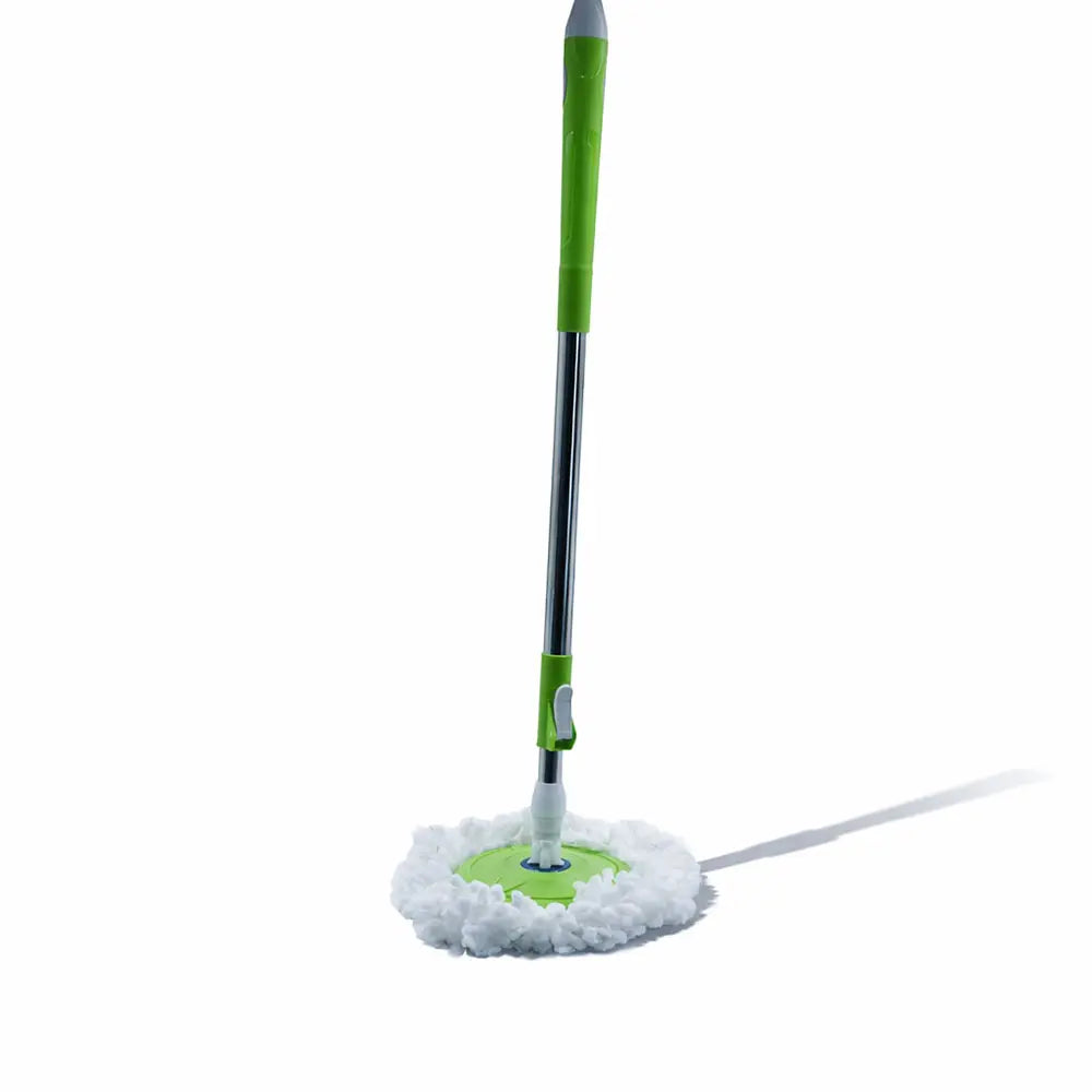 Modern Green 360° Spin Mop and Bucket Set for Floor Cleaning