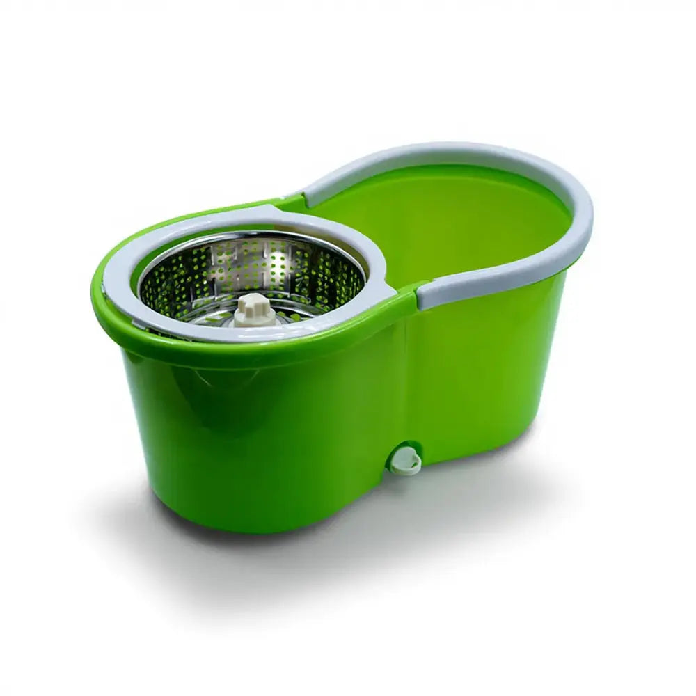 Modern Green 360° Spin Mop and Bucket Set for Floor Cleaning