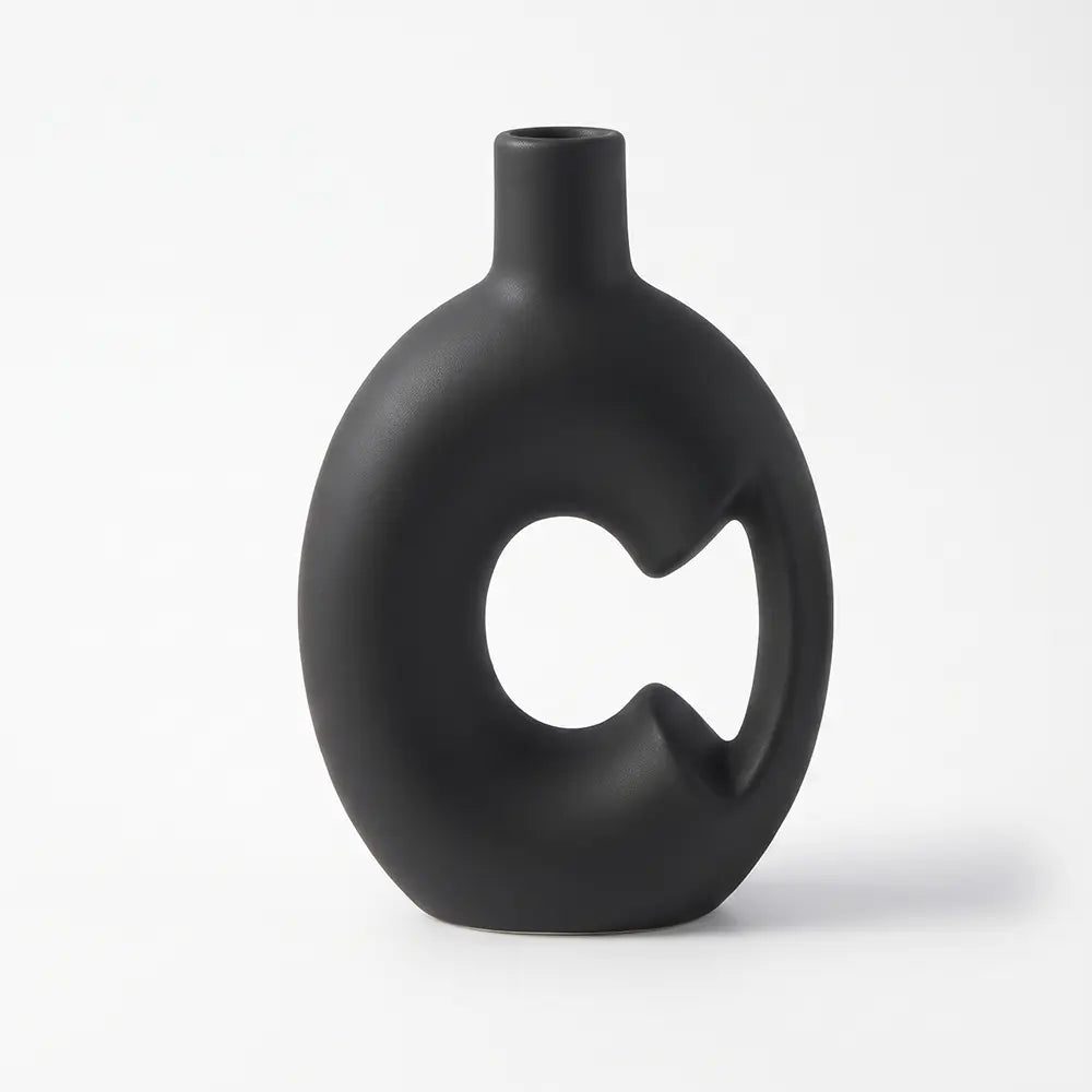 Modern Hollow Ceramic Decorative Vase