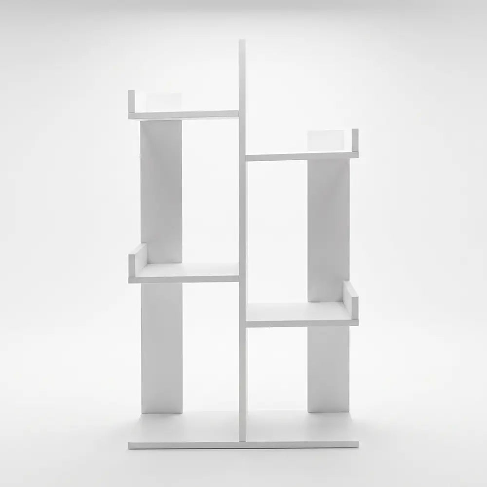 Modern Stylish White Open Bookshelf