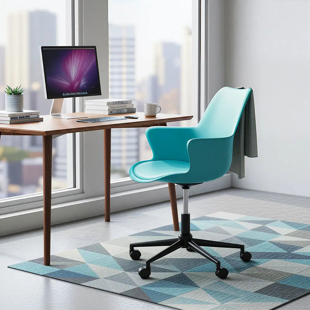 Modern Swivel Office Chair with Backrest