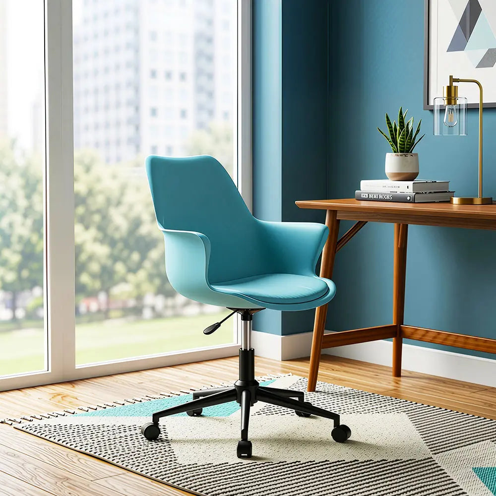 Modern Swivel Office Chair with Backrest