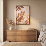 Modern Tropical Monstera Leaf  Wall Art