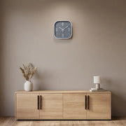 Modern Square Wall Clock with 3D Numbers
