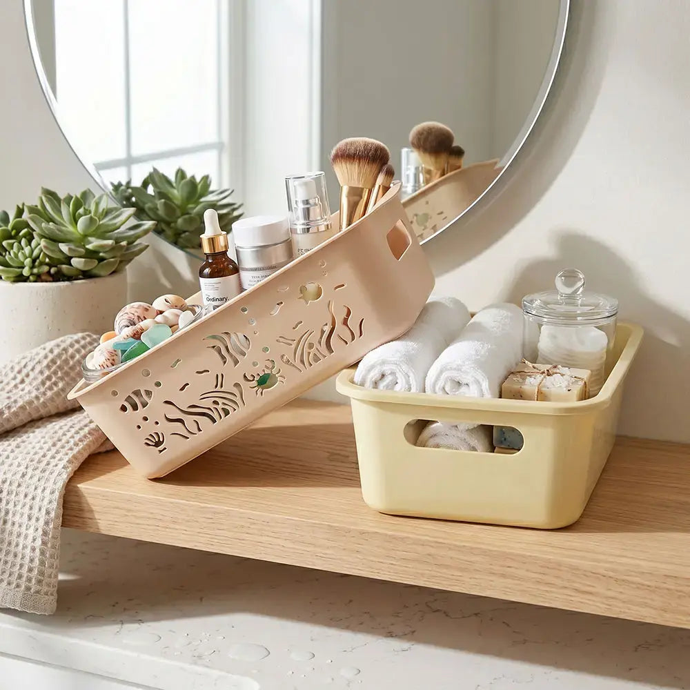 Multipurpose Plastic Storage Basket