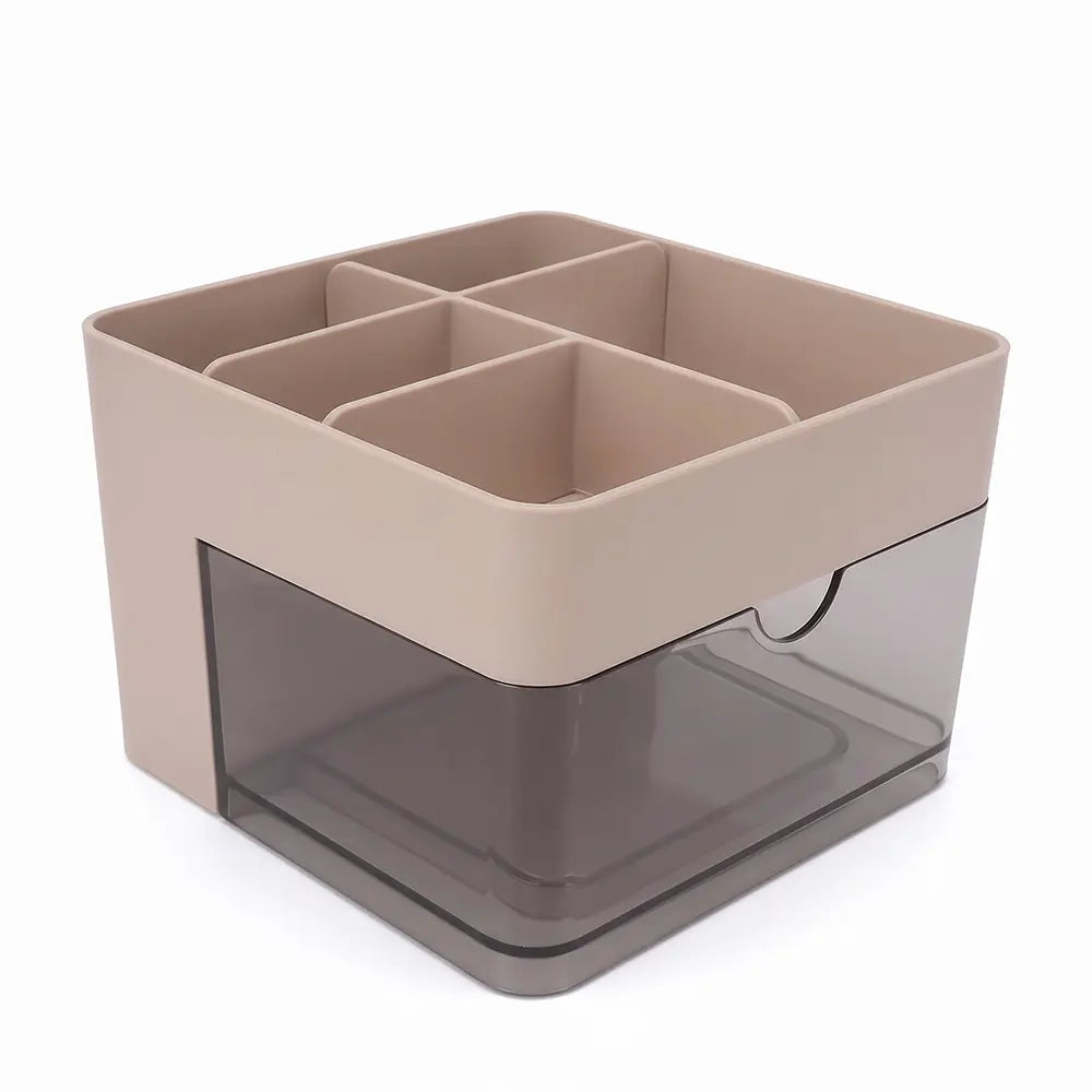 Multi-Compartment Desk Organizer with Drawer