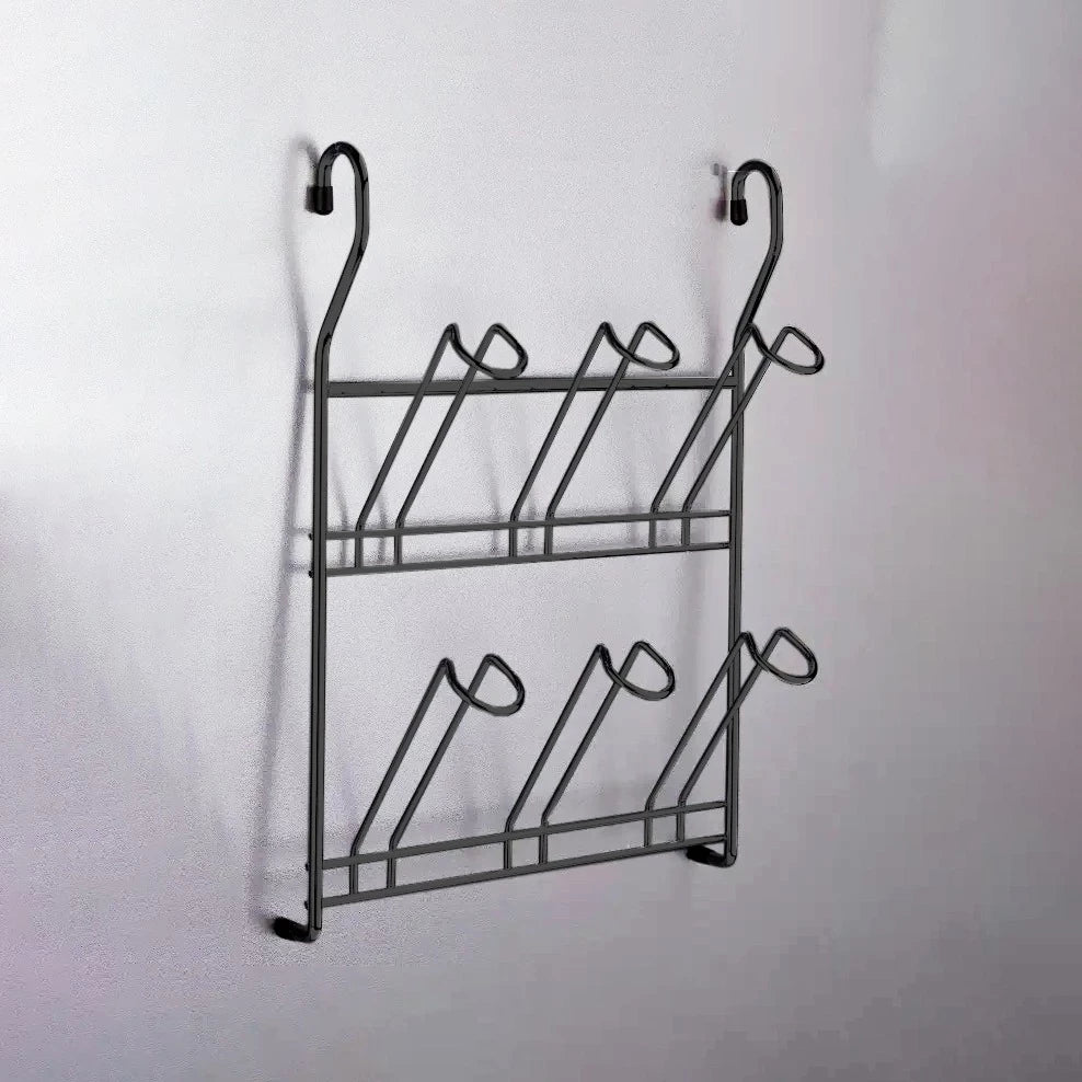 BLACK HANGING GLASS HOLDER QCWJ229-2 WELLMAX