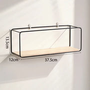 WALL SHELF RECTANGLE SHAPE BLACK