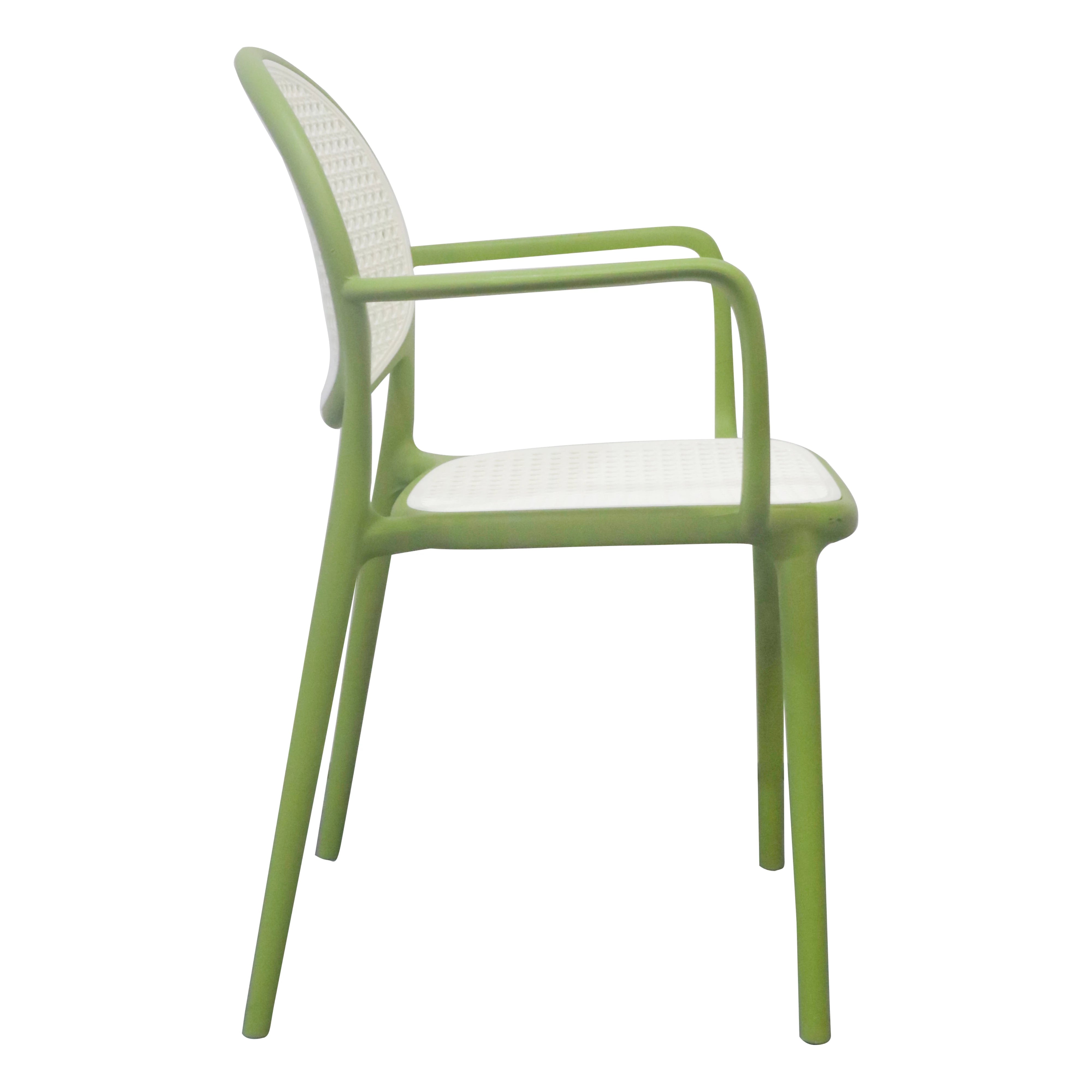 MODERN RATTAN - STYLE PLASTIC DINING CHAIR