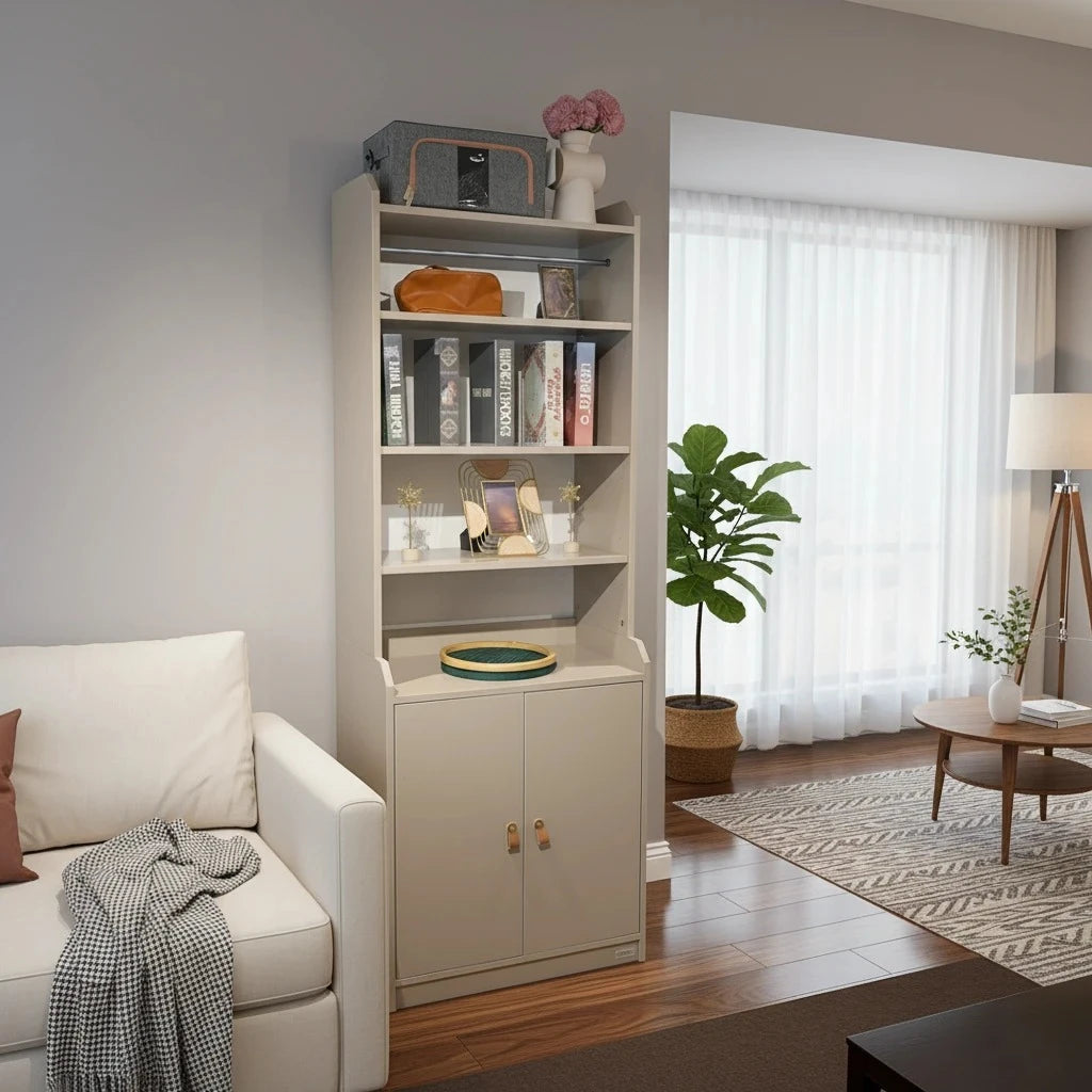 Mattoni Dual Door Chest of Drawer With Upper Unit