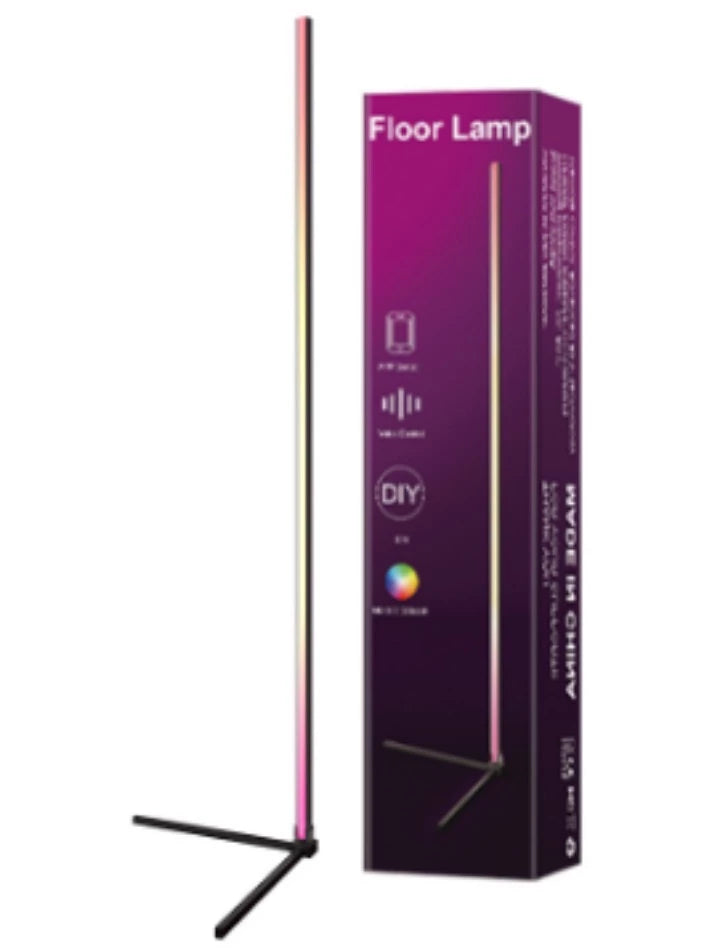 SMART RGB FLOOR LAMP – DIMMABLE MULTI-COLOR LED FOR HOME & OFFICE