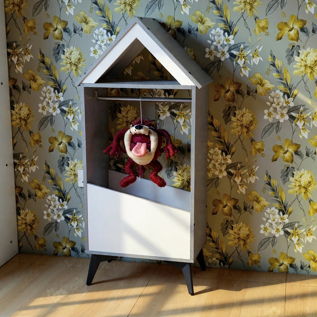 Liora Kids Open Wardrobe with Hanging Rod